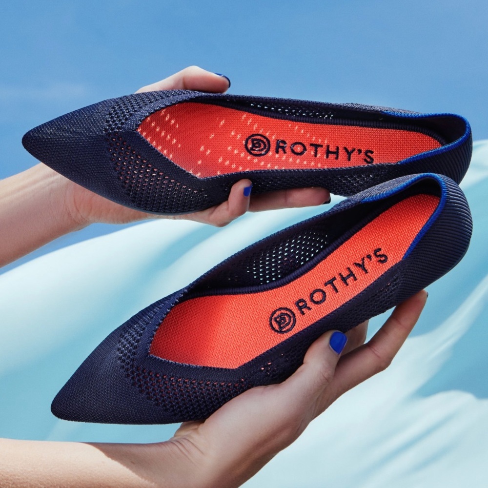 Rothy’s The Point Maritime Lattice Stitch